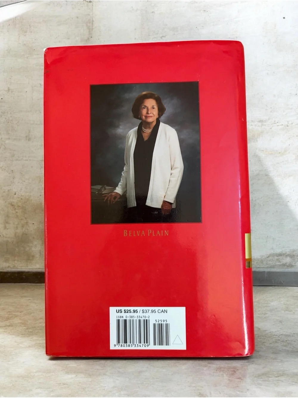 Belva Plain After the Fire - Red Hardcover Novel